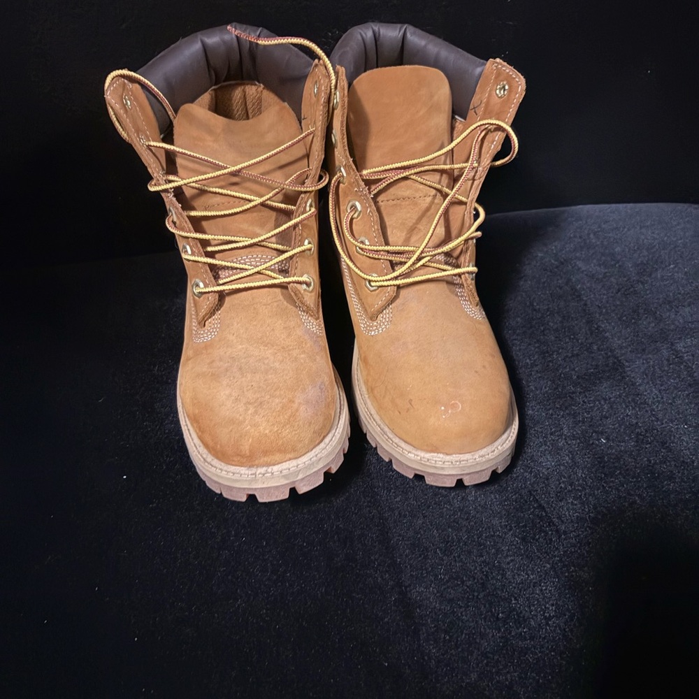 Timberland Tan Combat Boots